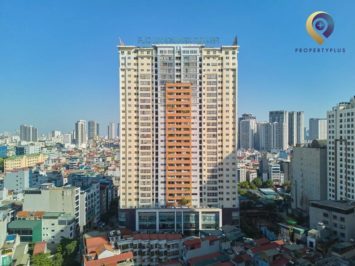 Toàn cảnh tòa nhà FLC Landmark Tower tại Nam Từ Liêm, Hà Nội